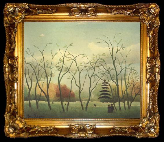 framed  Henri Rousseau The Promenade, ta009-2